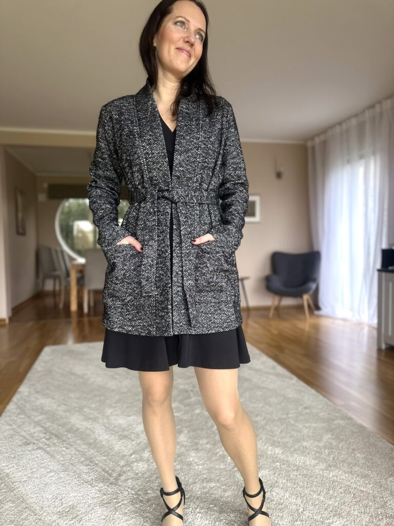 Black Cardigan With Mohair