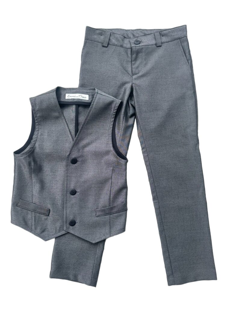 Gray Trousers And Vest