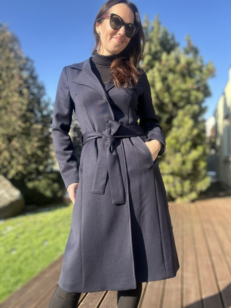 MADE TO ORDER! Navy Blue Coat, 100% Virgin Wool - Image 10