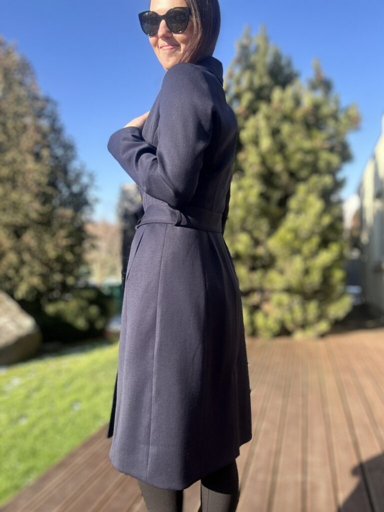 MADE TO ORDER! Navy Blue Coat, 100% Virgin Wool - Image 9