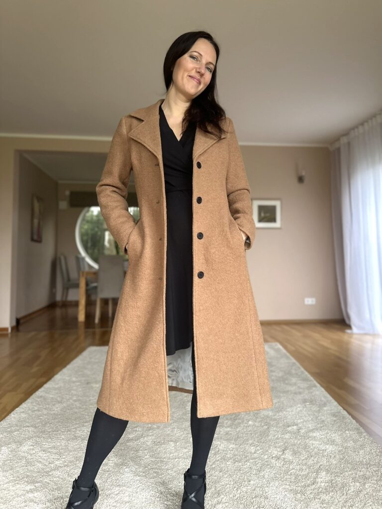 Kaamelikarva kevadsügismantel, 100% vill - Image 7