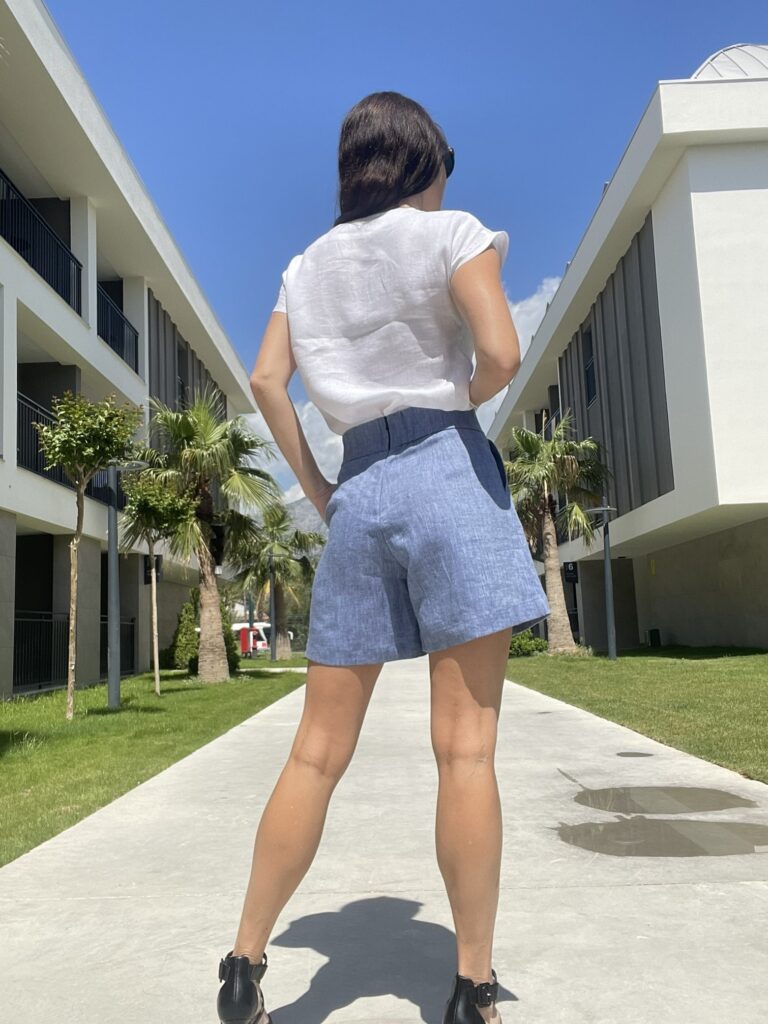 White Linen Blouse - Image 4