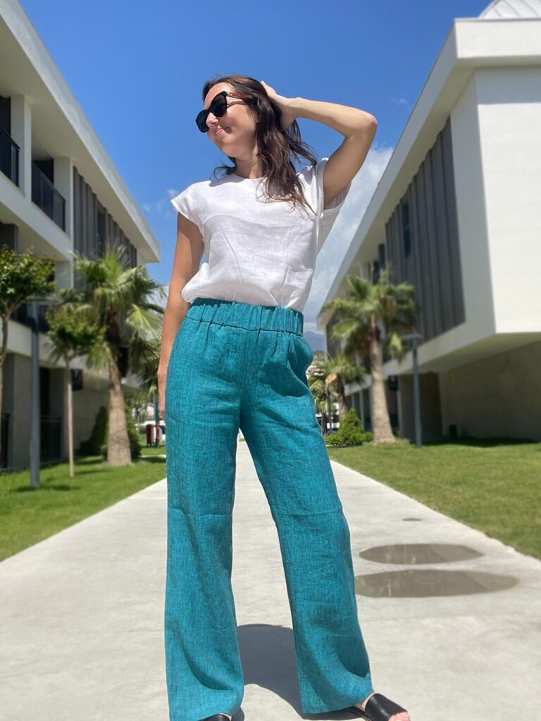 White Linen Blouse - Image 6