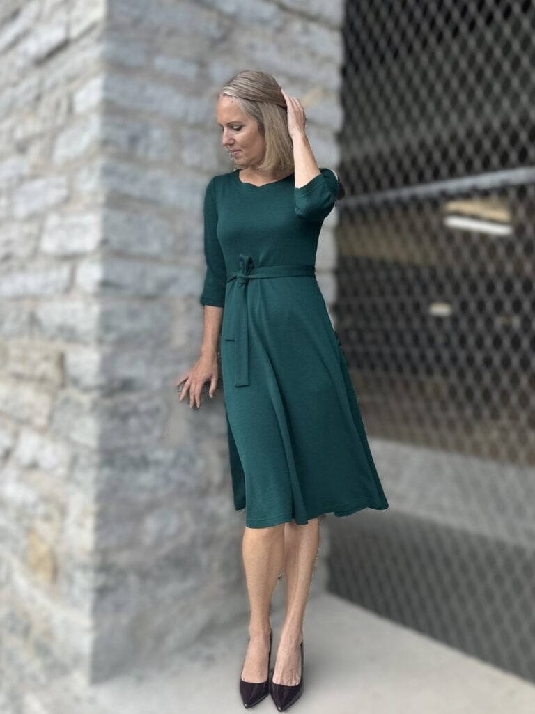 Green Dress, 100% meriinovill - Image 5