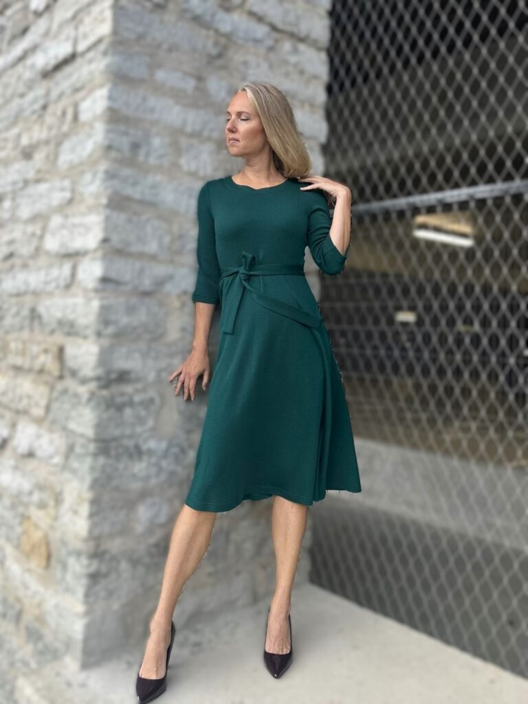 Green Dress, 100% meriinovill - Image 4