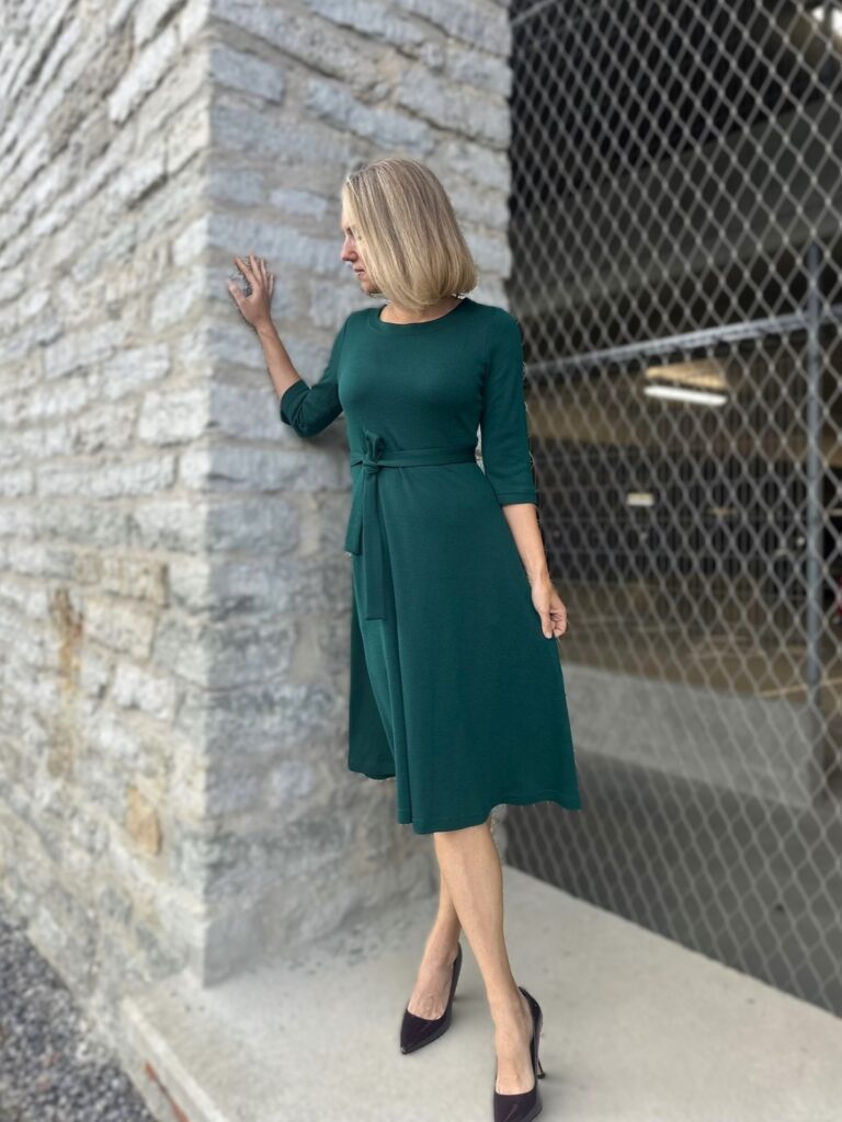 Green Dress, 100% meriinovill - Image 3