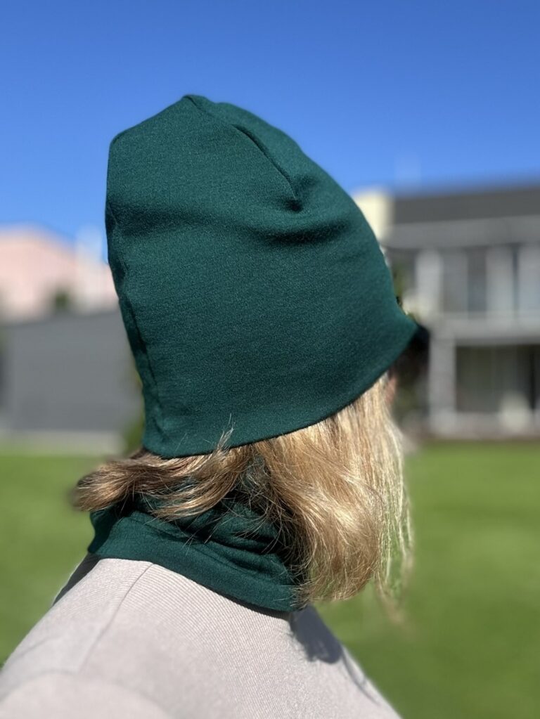 Green Hat, 100% Merino Wool - Image 2