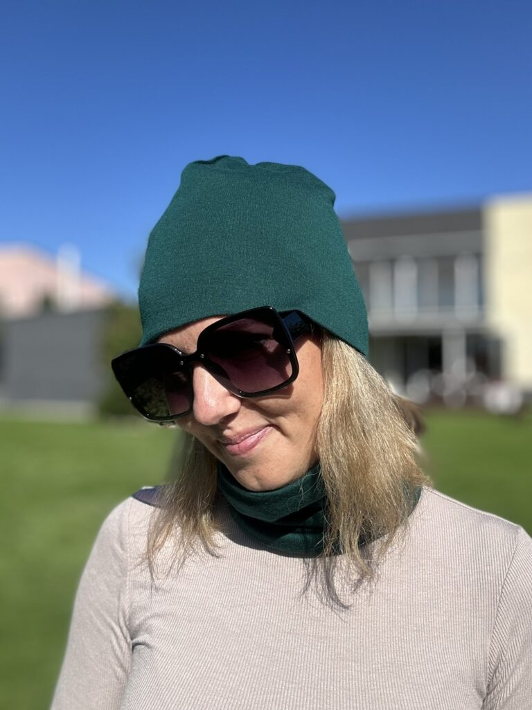 Green Hat, 100% Merino Wool