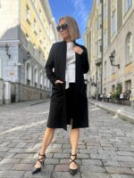 Cardigan Black With Virgin Wool - Image 3