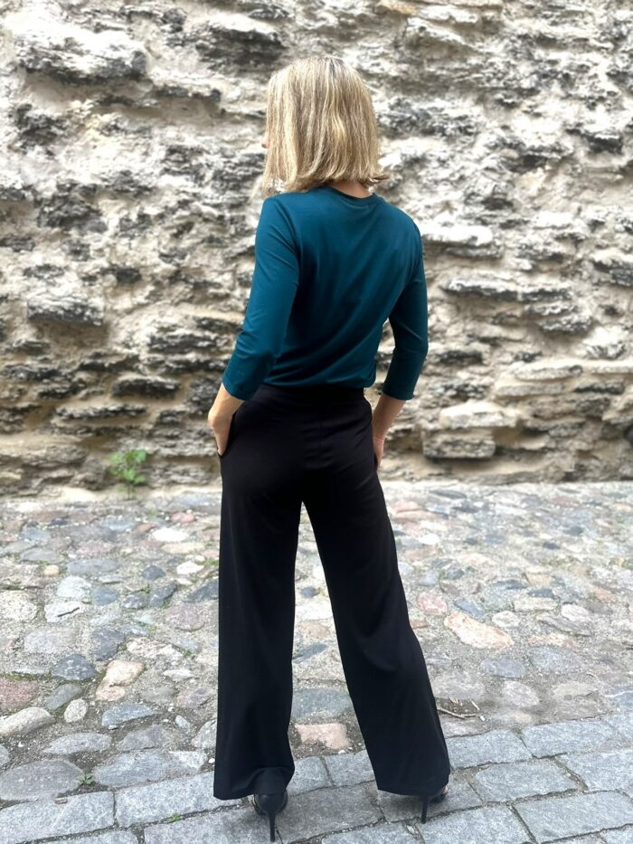 Black Trousers Wide Leg - Image 2