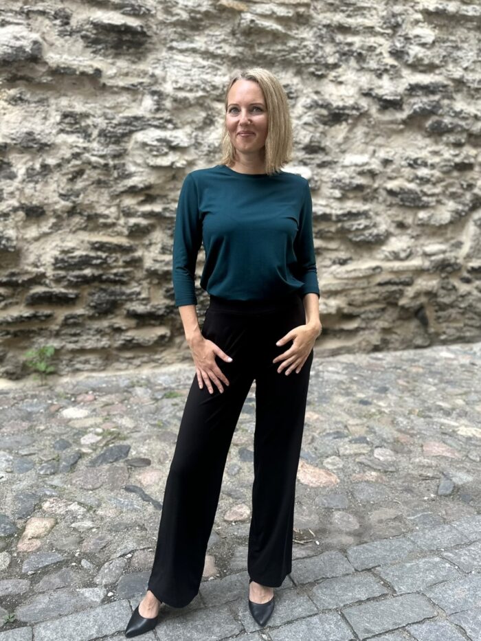 Black Trousers Wide Leg - Image 1