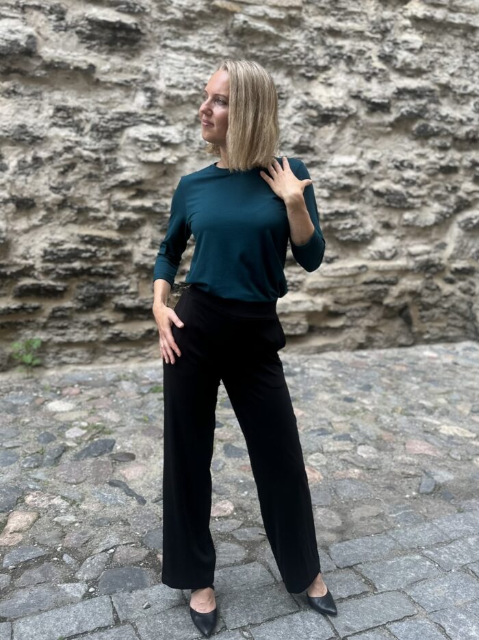 Black Trousers Wide Leg - Image 3