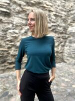 Tumeroheline pluus luksuslikust kangast - Image 2