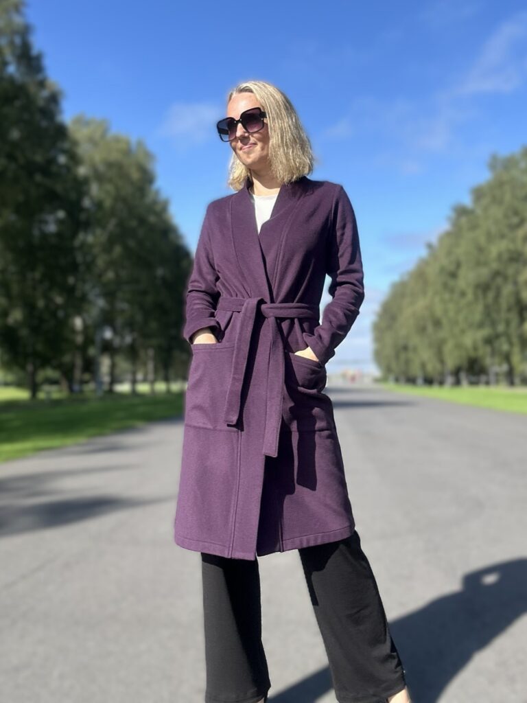 Ploomikarva luksuslik peenvillane kardigan kašmiiriga - Image 8