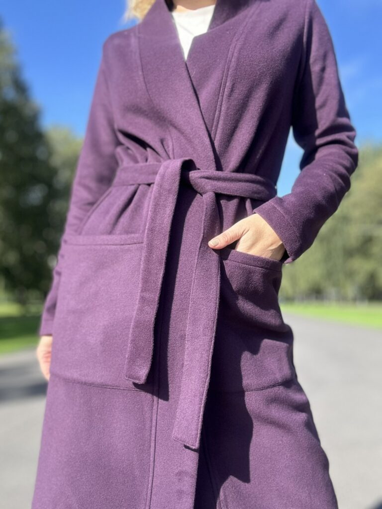 Ploomikarva luksuslik peenvillane kardigan kašmiiriga - Image 5