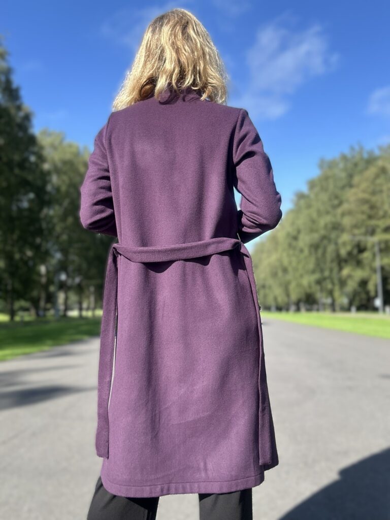 Ploomikarva luksuslik peenvillane kardigan kašmiiriga - Image 6