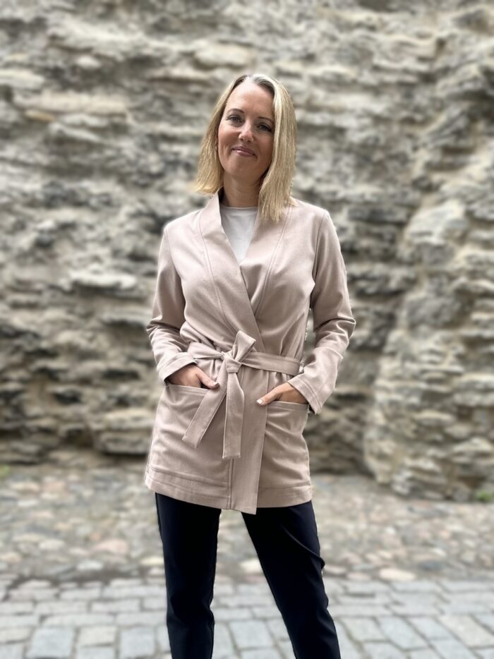 Kaamelikarva luksuslik peenvillane kardigan angooraga - Image 4