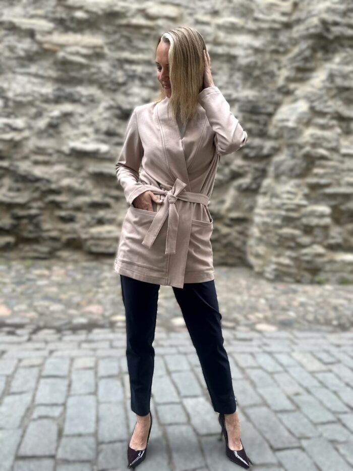 Kaamelikarva luksuslik peenvillane kardigan angooraga - Image 7