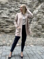 Kaamelikarva luksuslik peenvillane kardigan angooraga