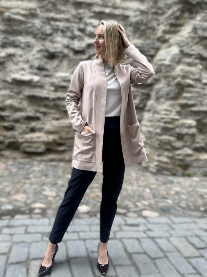 Kaamelikarva luksuslik peenvillane kardigan angooraga - Image 1