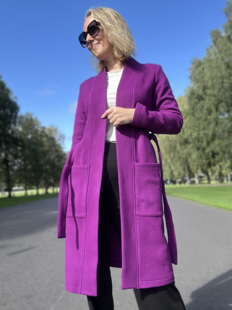 Mulberry Luxurious Virgin Wool Cardigan With Cashmere - Image 2