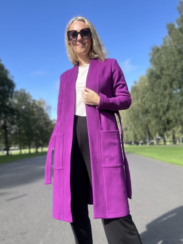 Mulberry Luxurious Virgin Wool Cardigan With Cashmere - Image 3