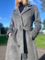 VALMIB TELLIMISEL! Hall luksuslik mantel peenvilla ja mohääriga - Image 3