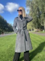 VALMIB TELLIMISEL! Hall luksuslik mantel peenvilla ja mohääriga - Image 5