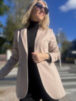 Creamy Luxurious Virgin Wool And Angora Jacket - Image 4