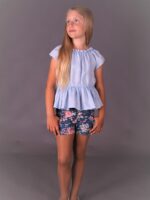 Helesinine pluus, 100% linane