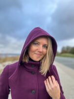 Ploomikarva luksuslik peenvillane talvemantel kašmiiriga (vatiini ja eemaldatava kapuutsiga) - Image 7