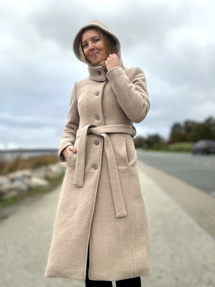 Kaamelikarva talvemantel (vatiini ja eemaldatava kapuutsiga) - Image 4