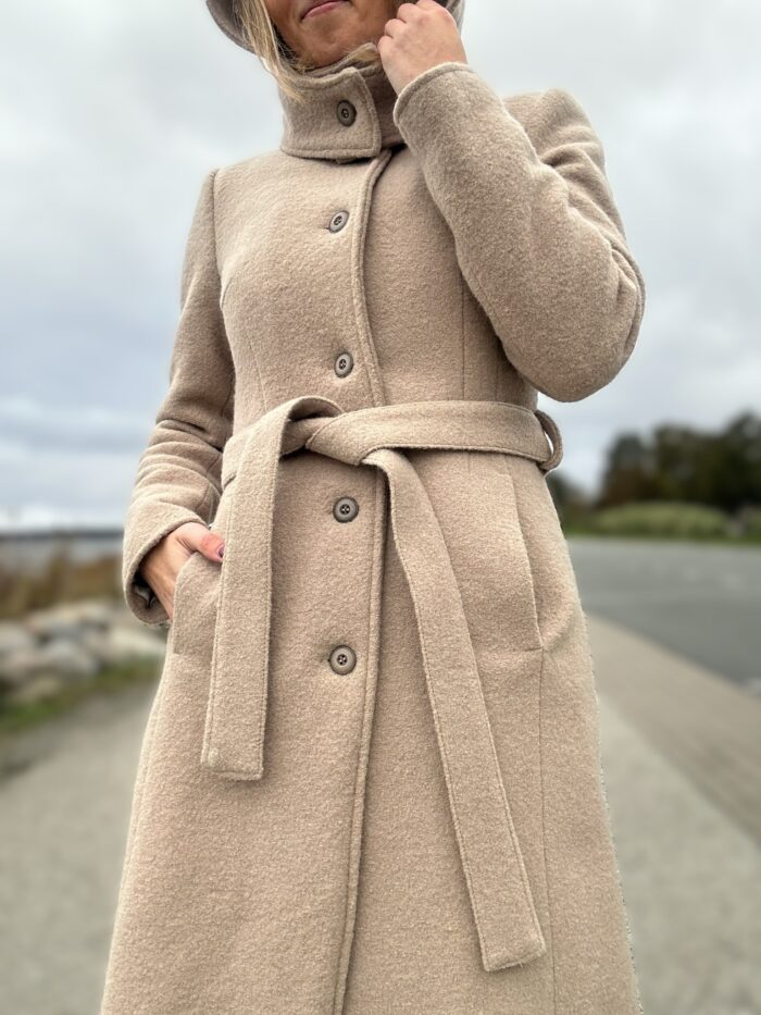 Kaamelikarva talvemantel (vatiini ja eemaldatava kapuutsiga) - Image 7