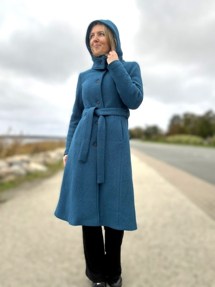 Sinine talvemantel (vatiini ja eemaldatava kapuutsiga) - Image 7