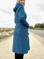 Sinine talvemantel (vatiini ja eemaldatava kapuutsiga) - Image 6