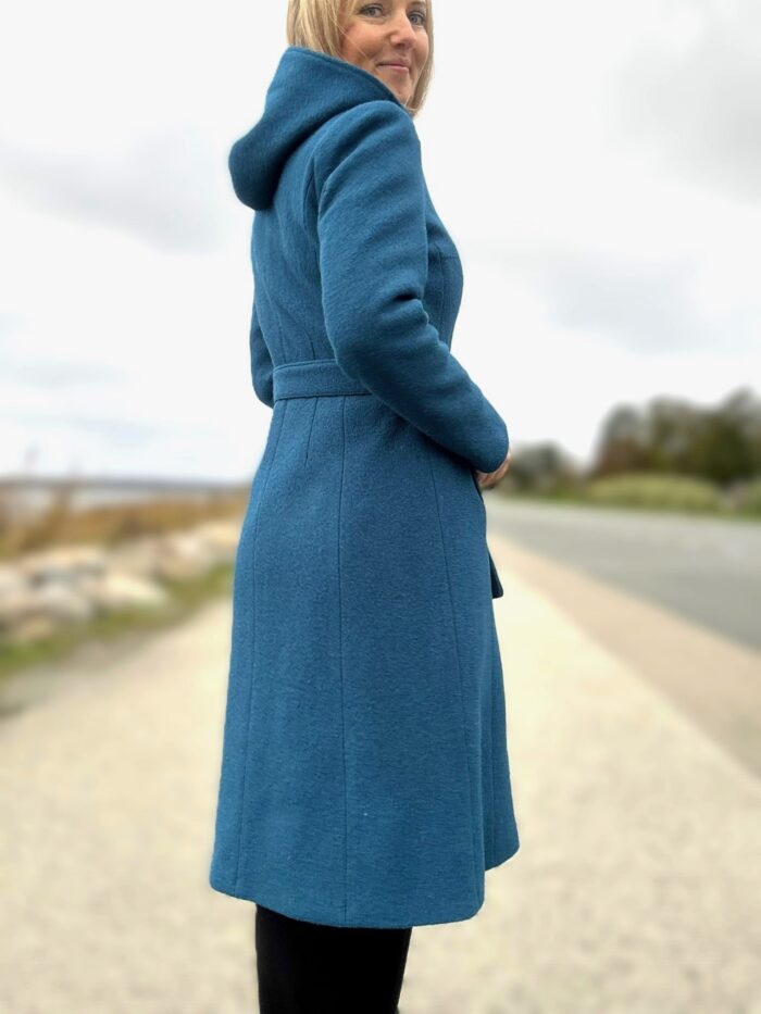 Sinine talvemantel (vatiini ja eemaldatava kapuutsiga) - Image 6