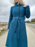 Sinine talvemantel (vatiini ja eemaldatava kapuutsiga) - Image 5