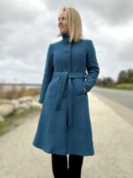 Sinine talvemantel (vatiini ja eemaldatava kapuutsiga) - Image 3