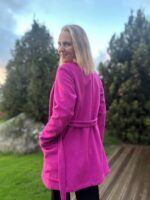 Fuksia kardigan peenvilla ja kašmiiriga - AINUEKSEMPLAR! - Image 4