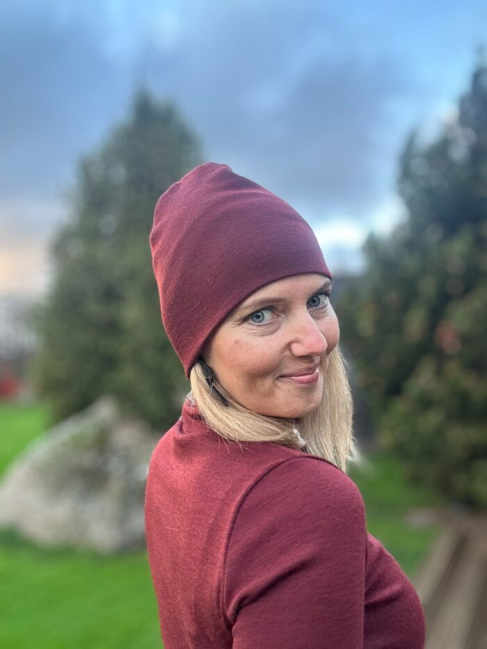 Bordoopunane müts, 100% meriinovill - Image 2