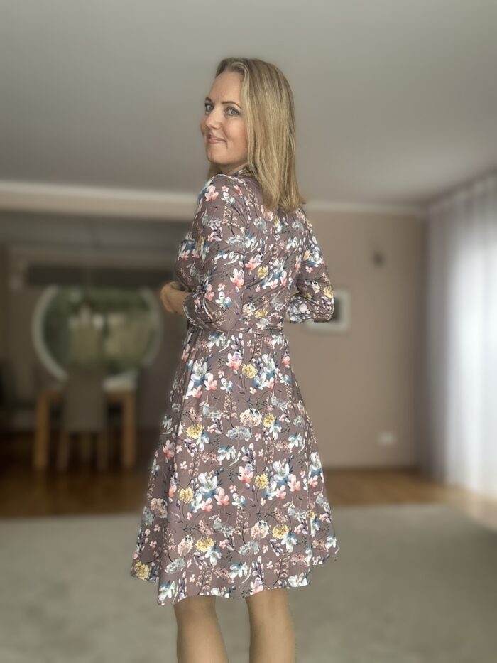 Hõlmikkleit Lilled kreem - Image 2