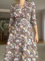 Hõlmikkleit Lilled kreem - Image 4