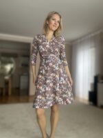 Hõlmikkleit Lilled kreem - Image 3