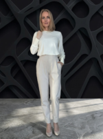 Cream Luxury Trousers