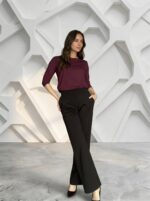 Mustad püksid laia säärega - Image 3