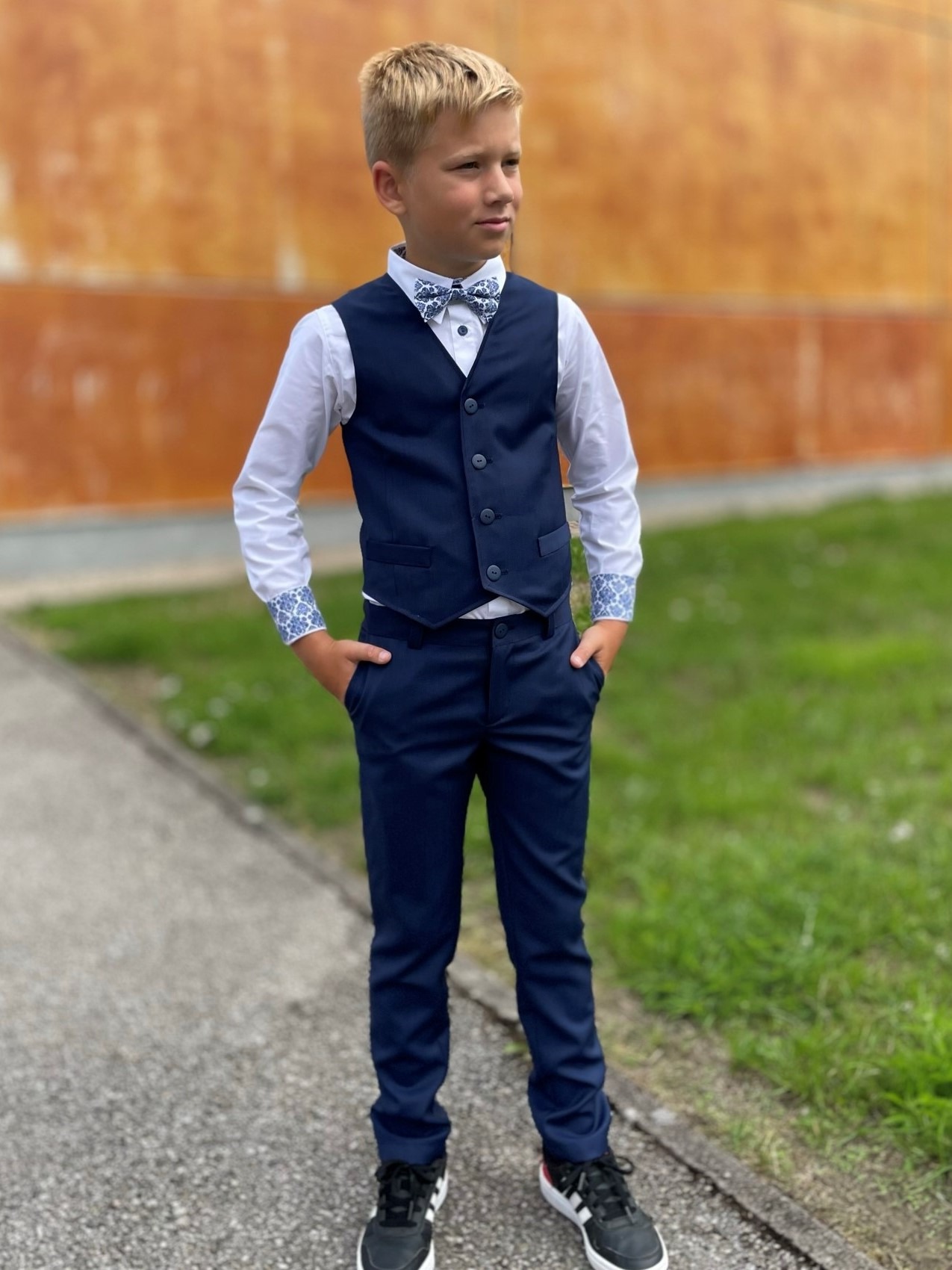 Komplekt püksid ja vest, 100% peenvill