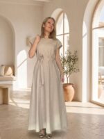 Linane maksikleit kalasaba mustriga