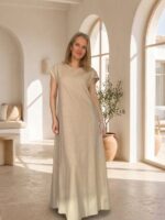 Linane maksikleit kalasaba mustriga - Image 2