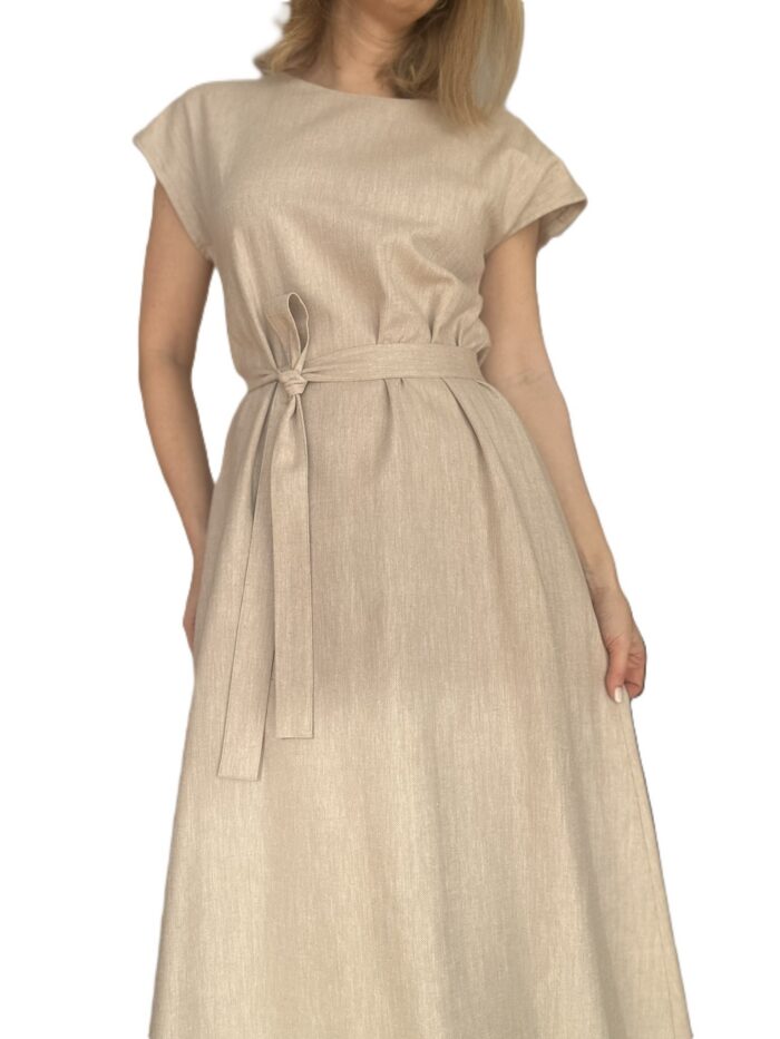 Linane maksikleit kalasaba mustriga - Image 5