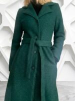 Coat Green, 100% Wool - Image 2